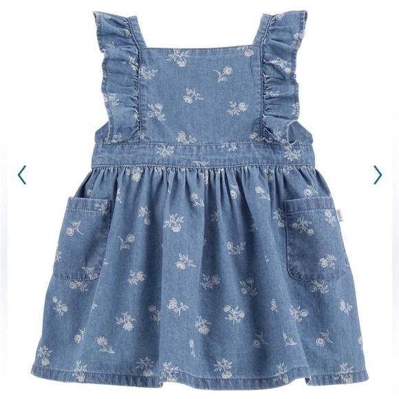 OshKosh B'gosh Other - NWT Baby Girl OshKosh B'gosh® Floral Chambray Dress